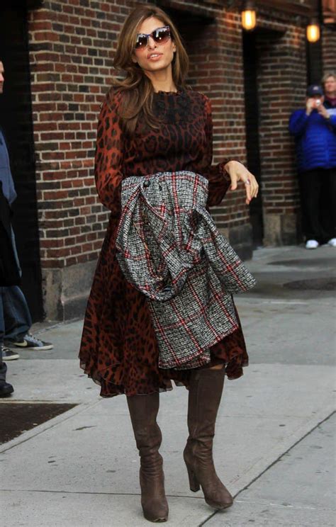 eva mendes prada boots|Eva Mendes in leopard print.